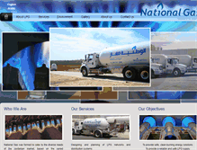 Tablet Screenshot of nationalgas.jo